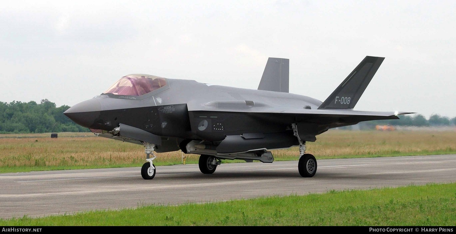 Aircraft Photo of F-008 | Lockheed Martin F-35A Lightning II | Netherlands - Air Force | AirHistory.net #593845