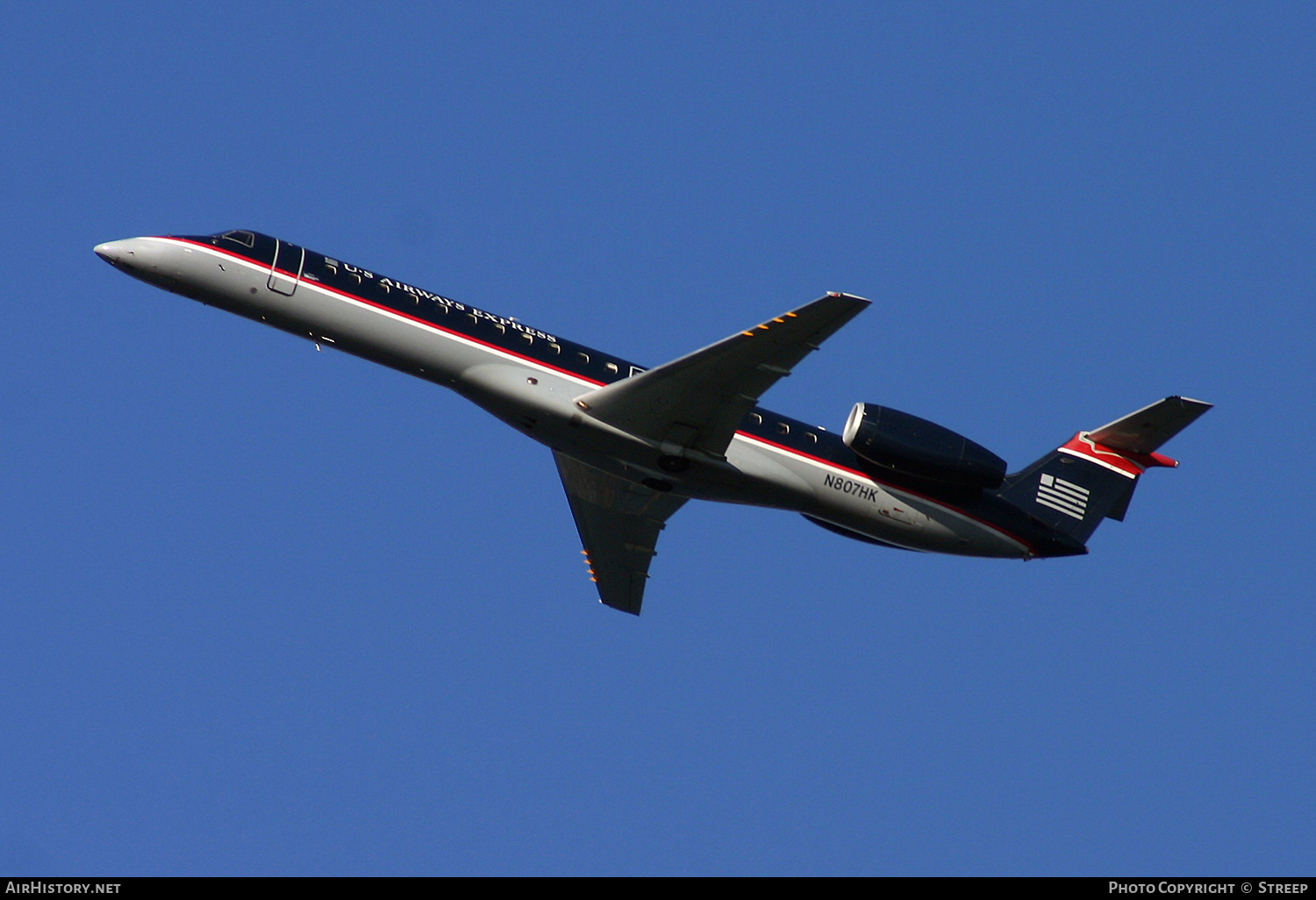 Aircraft Photo of N807HK | Embraer ERJ-145ER (EMB-145ER) | US Airways Express | AirHistory.net #593859