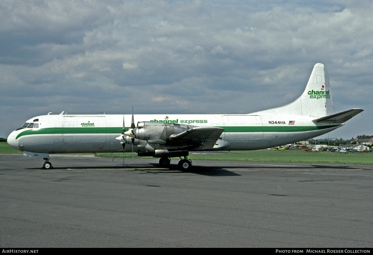 Aircraft Photo of N344HA | Lockheed L-188A(F) Electra | Channel Express | AirHistory.net #593864
