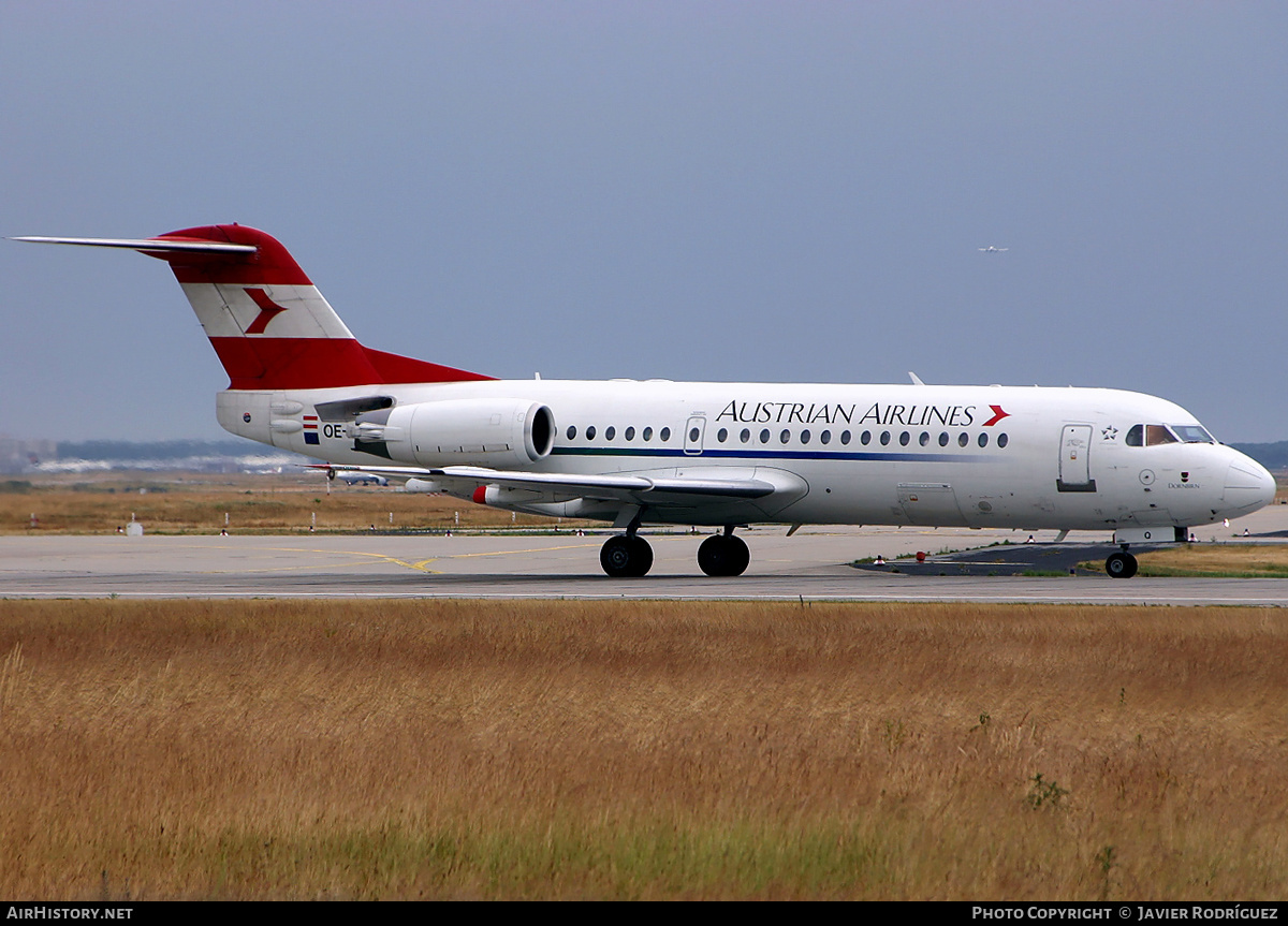 Aircraft Photo of OE-LFQ | Fokker 70 (F28-0070) | Austrian Airlines | AirHistory.net #593872