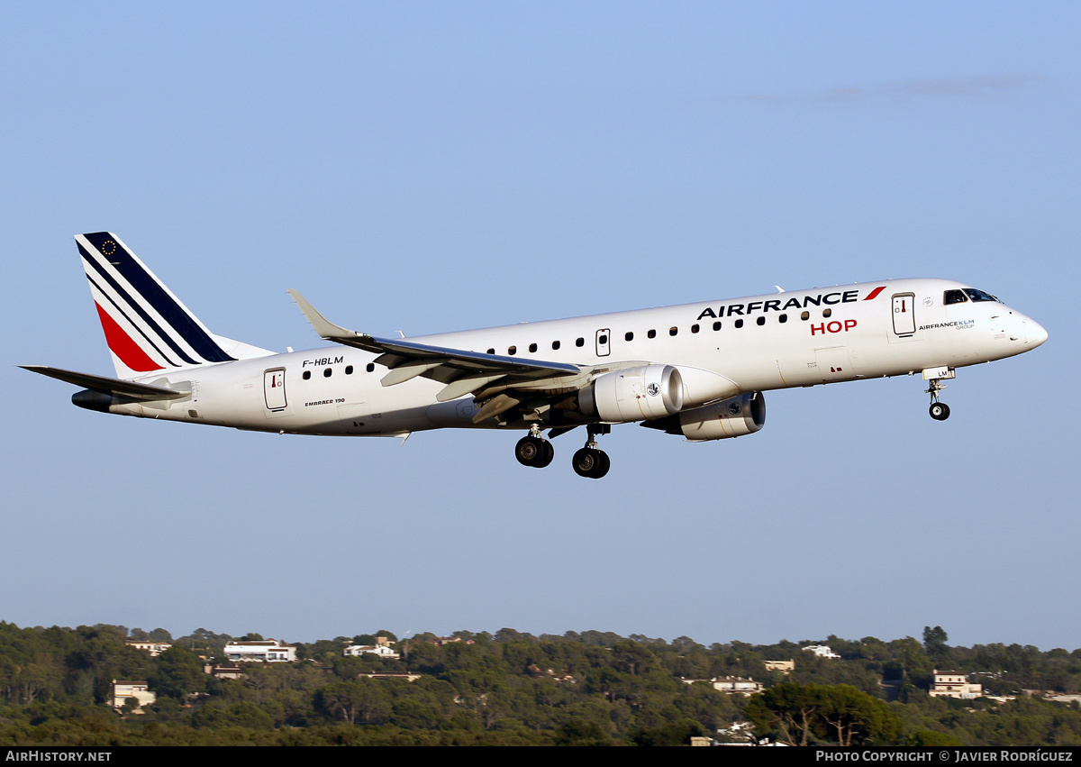 Aircraft Photo of F-HBLM | Embraer 190STD (ERJ-190-100STD) | Air France | AirHistory.net #593899