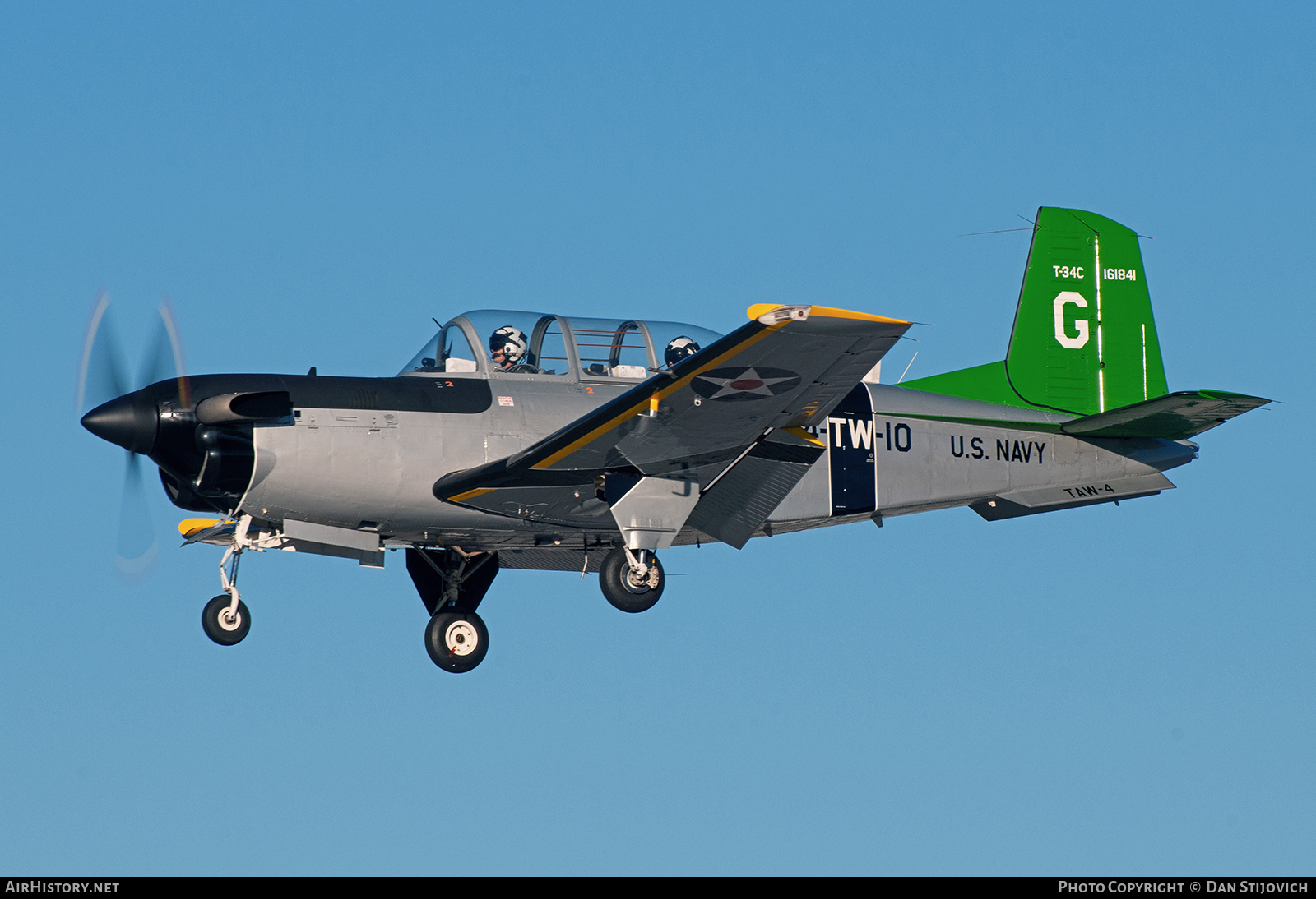Aircraft Photo of 161841 | Beech T-34C Turbo Mentor | USA - Navy | AirHistory.net #593904