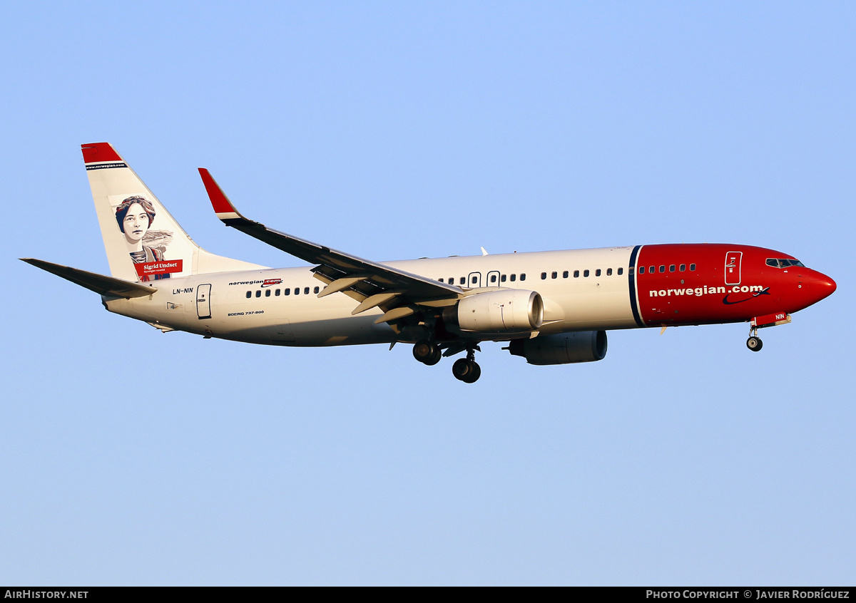 Aircraft Photo of LN-NIN | Boeing 737-81M | Norwegian | AirHistory.net #593909