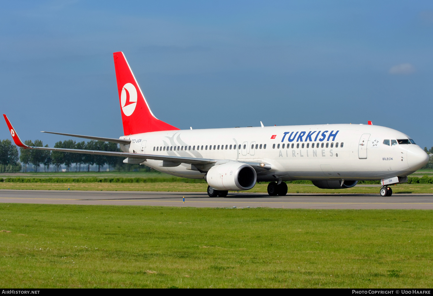 Aircraft Photo of TC-JGN | Boeing 737-8F2 | Turkish Airlines | AirHistory.net #593914