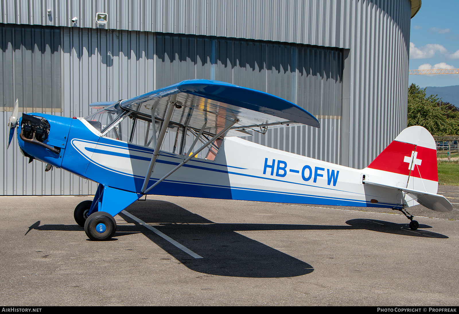 Aircraft Photo of HB-OFW | Piper J-3C-90 Cub | AirHistory.net #593952