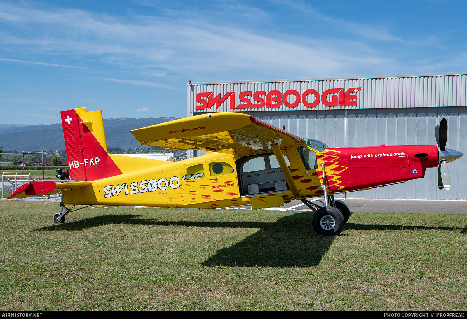 Aircraft Photo of HB-FKP | Pilatus PC-6/B2-H4 Turbo Porter | Swissboogie | AirHistory.net #593961