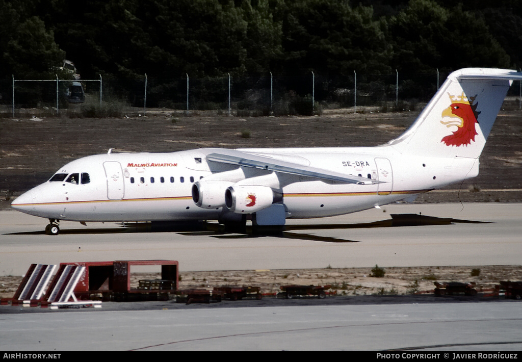 Aircraft Photo of SE-DRA | British Aerospace BAe-146-200 | Malmö Aviation | AirHistory.net #594005