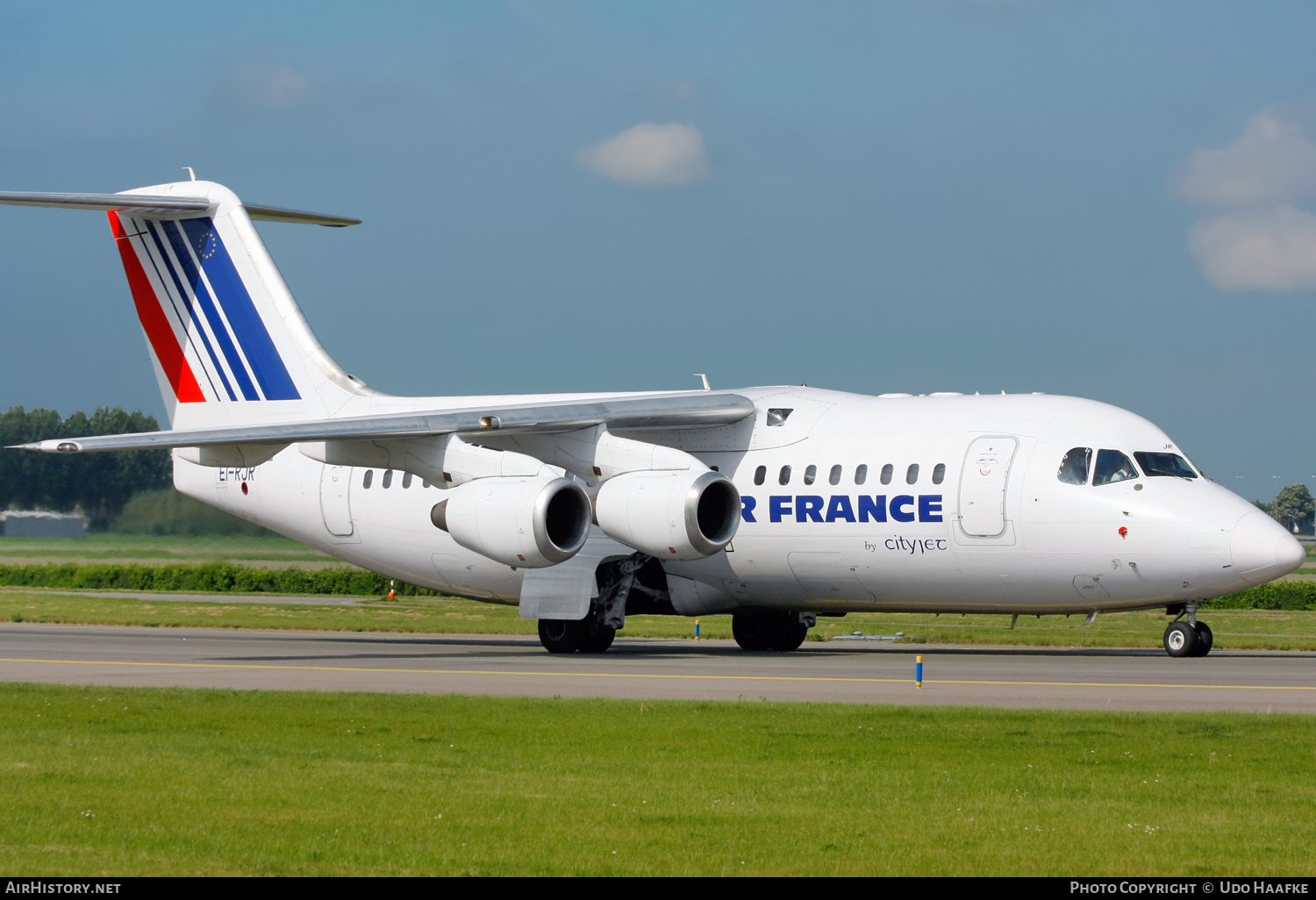 Aircraft Photo of EI-RJR | BAE Systems Avro 146-RJ85 | Air France | AirHistory.net #594025