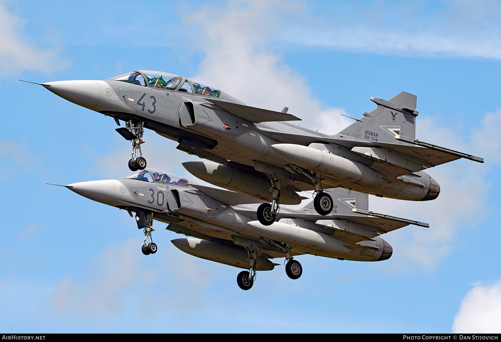 Aircraft Photo of 43 | Saab JAS 39D Gripen | Hungary - Air Force | AirHistory.net #594032