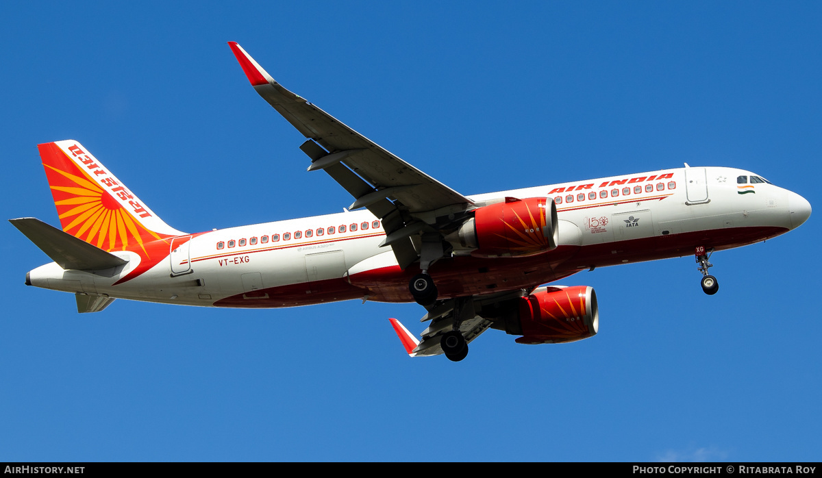 Aircraft Photo of VT-EXG | Airbus A320-251N | Air India | AirHistory.net #594045