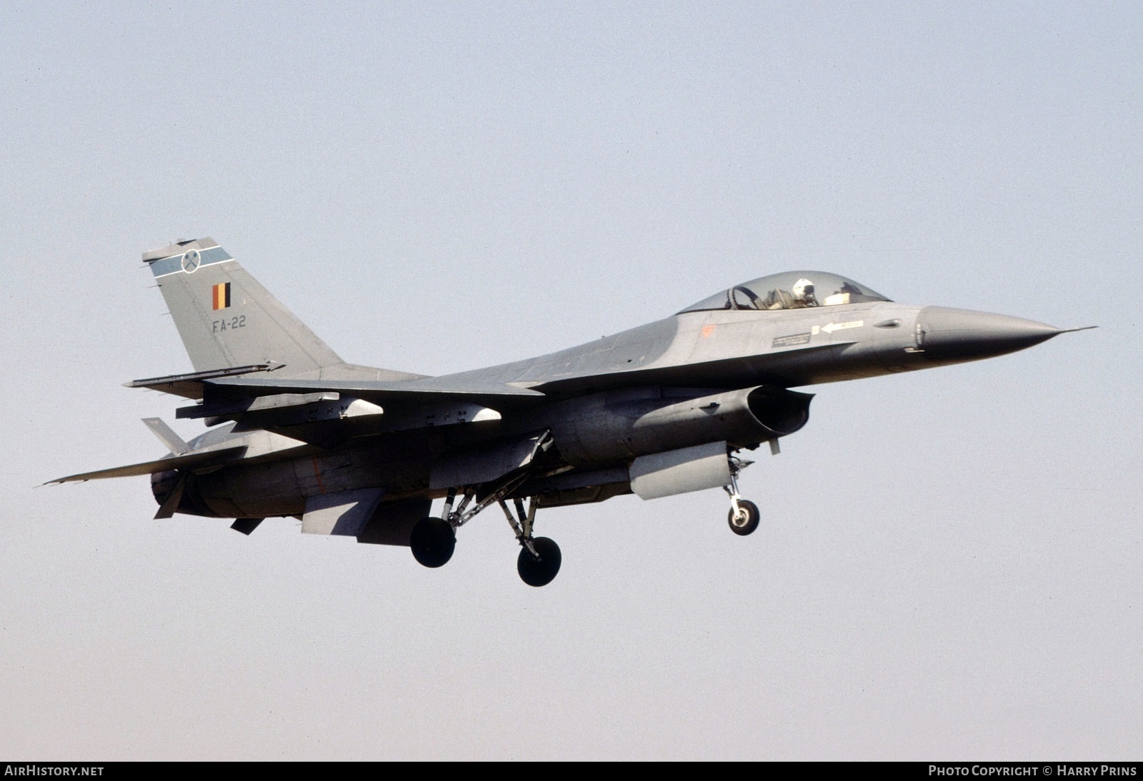 Aircraft Photo of FA-22 | General Dynamics F-16A Fighting Falcon | Belgium - Air Force | AirHistory.net #594067