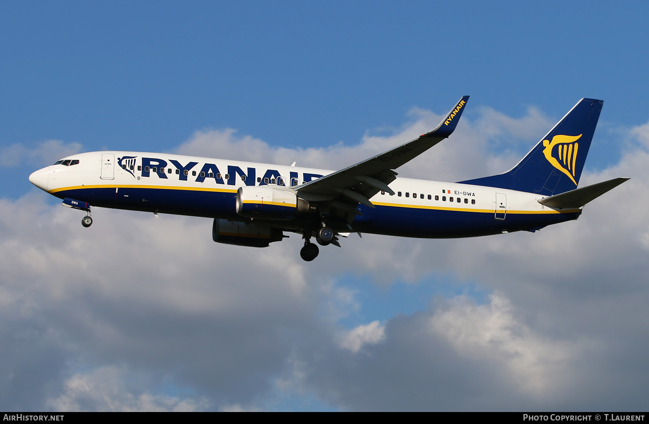 Aircraft Photo of EI-DWA | Boeing 737-8AS | Ryanair | AirHistory.net #594089