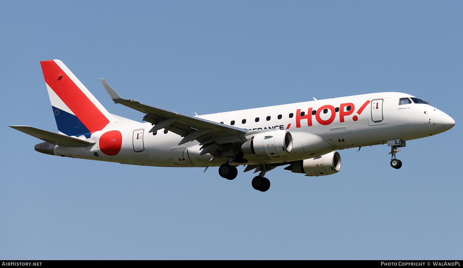 Aircraft Photo of F-HBXJ | Embraer 170STD (ERJ-170-100STD) | Hop! | AirHistory.net #594093