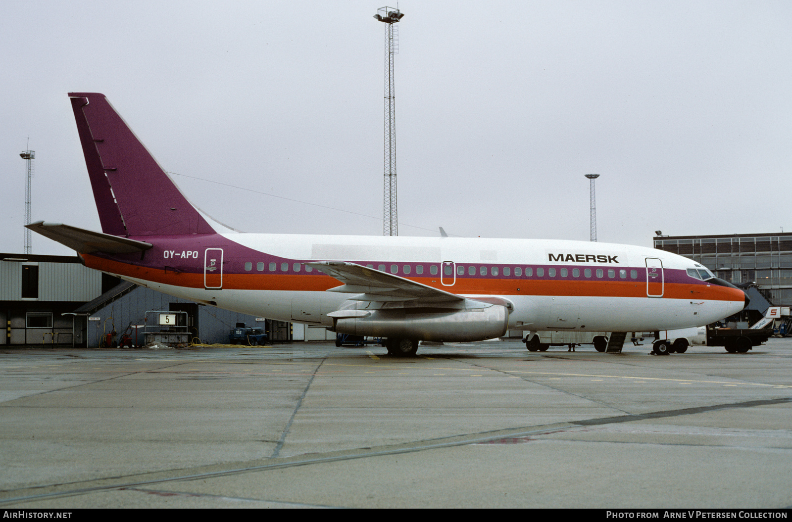 Aircraft Photo of OY-APO | Boeing 737-2L9/Adv | Maersk Air | AirHistory.net #594096