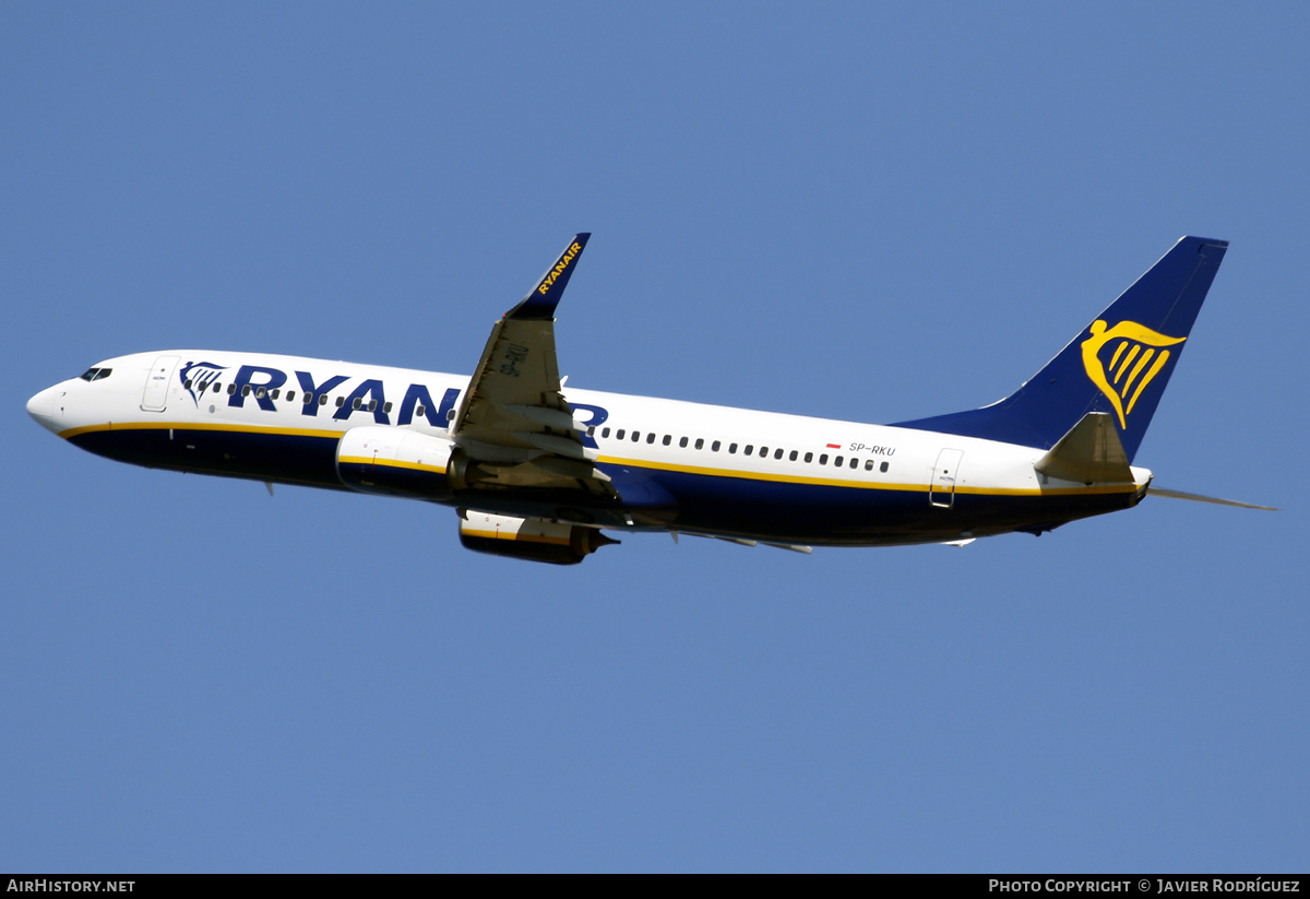 Aircraft Photo of SP-RKU | Boeing 737-8AS | Ryanair | AirHistory.net #594122