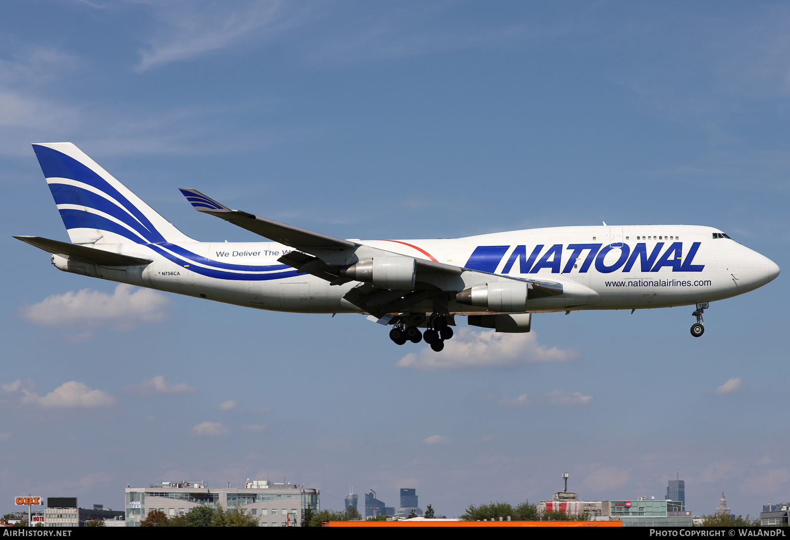 Aircraft Photo of N756CA | Boeing 747-412(BCF) | National Airlines | AirHistory.net #594123
