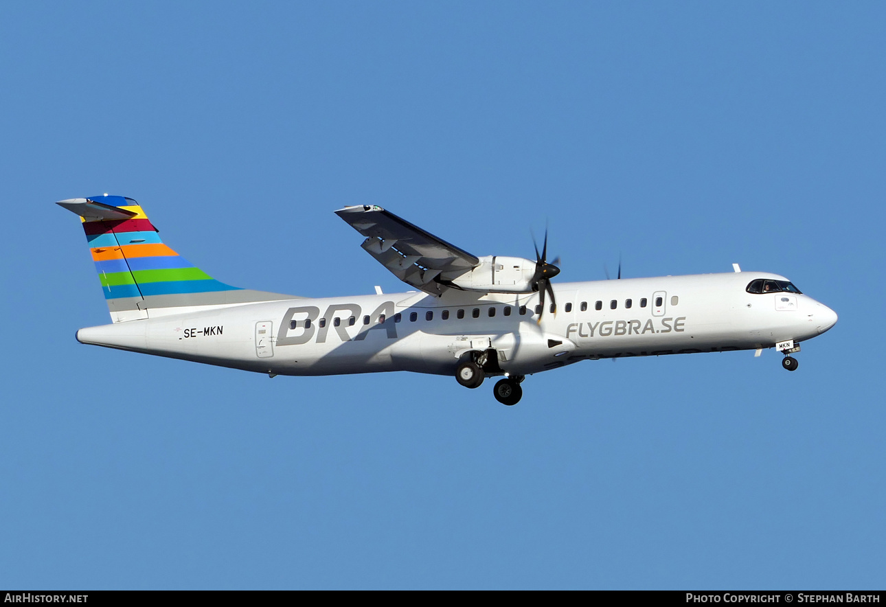 Aircraft Photo of SE-MKN | ATR ATR-72-600 (ATR-72-212A) | BRA - Braathens Regional Airlines | AirHistory.net #594161