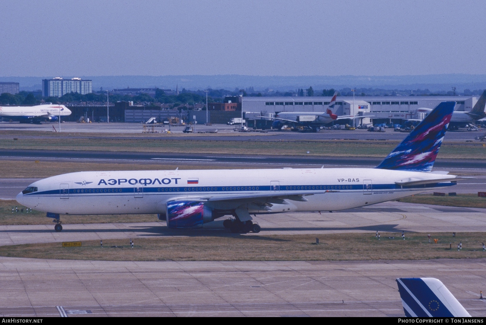 Aircraft Photo of VP-BAS | Boeing 777-2Q8/ER | Aeroflot | AirHistory.net #594163