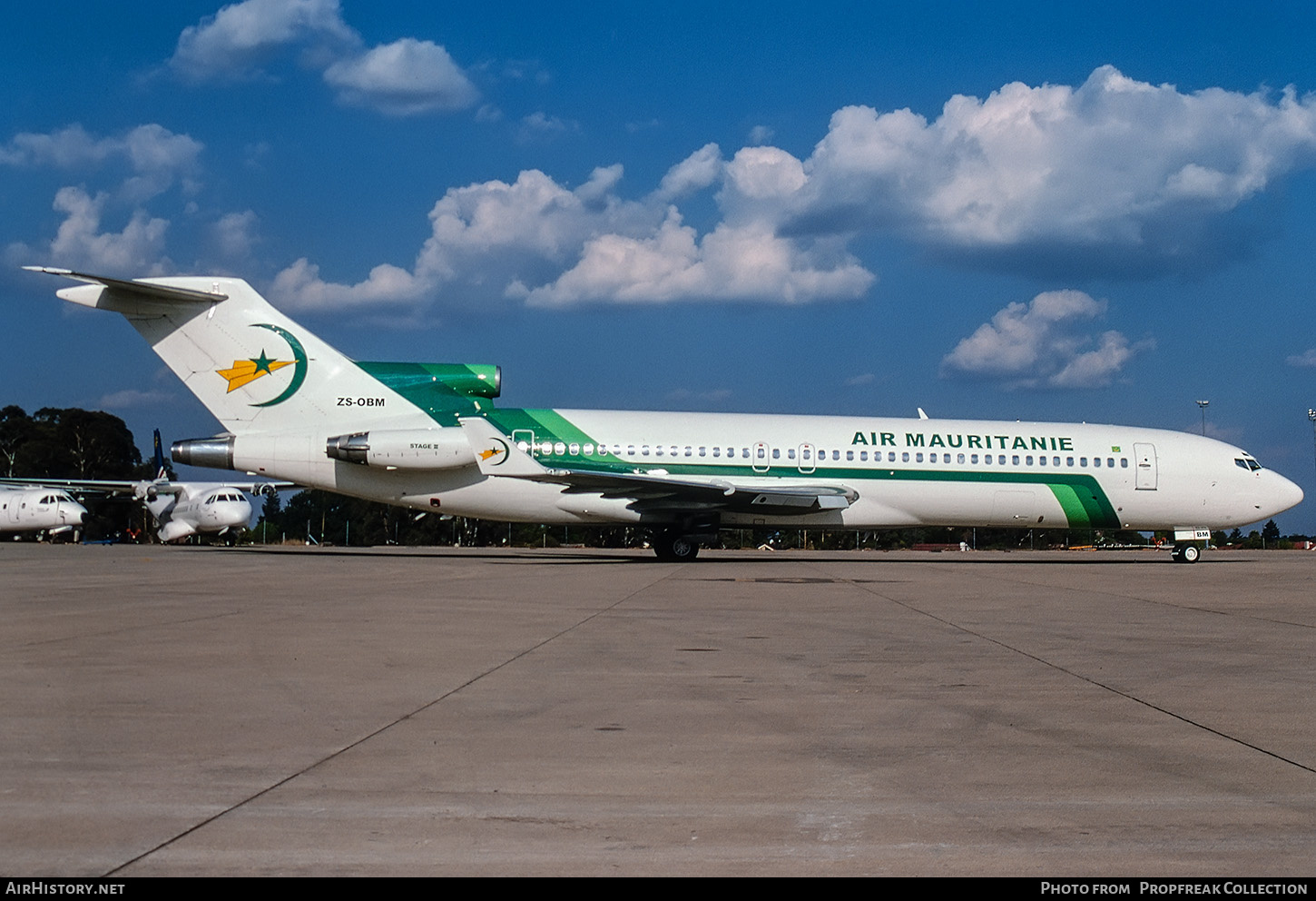 Aircraft Photo of ZS-OBM | Boeing 727-294/Adv | Air Mauritanie | AirHistory.net #594171