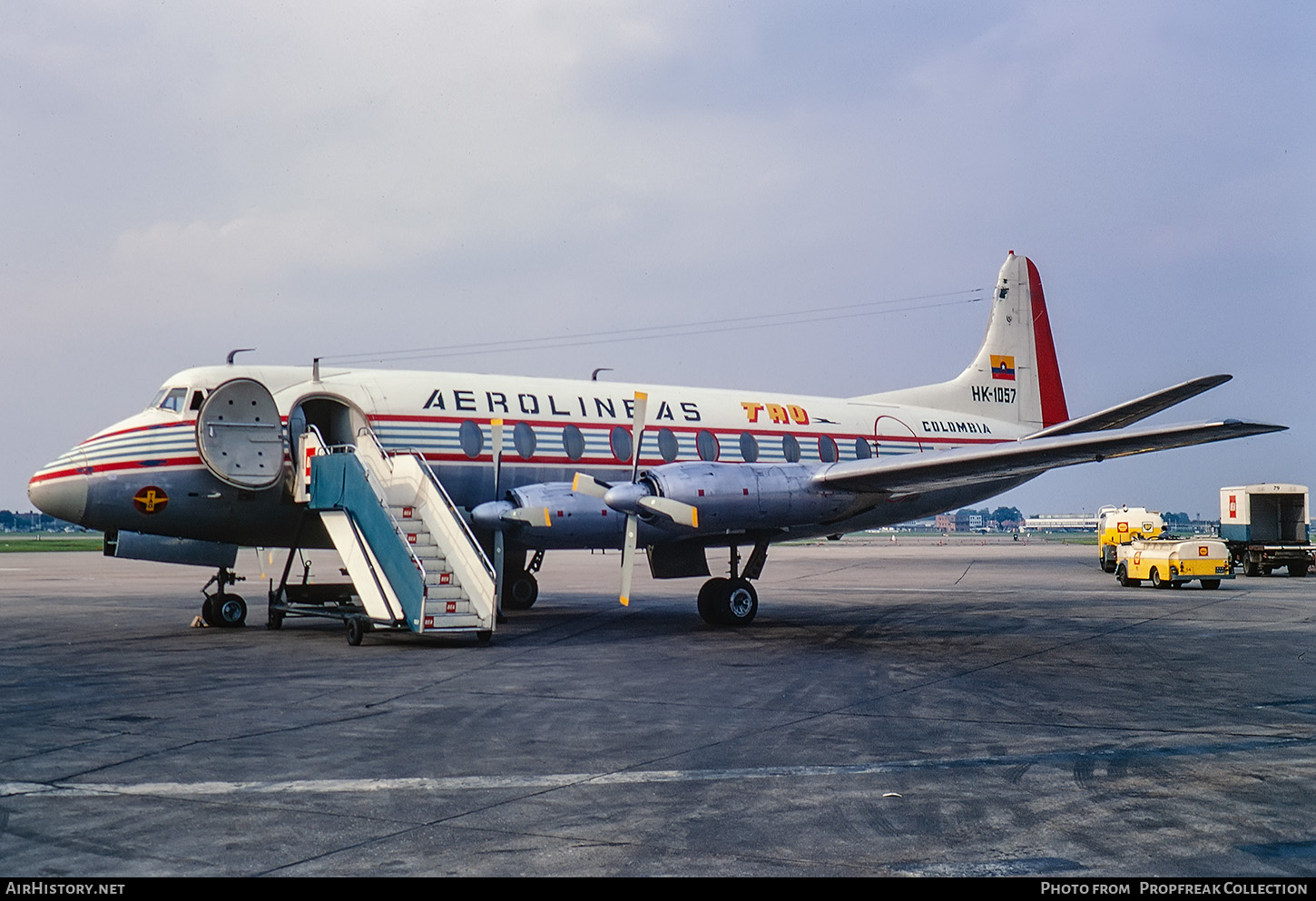 Aircraft Photo of HK-1057 | Vickers 745D Viscount | Aerolíneas TAO | AirHistory.net #594178