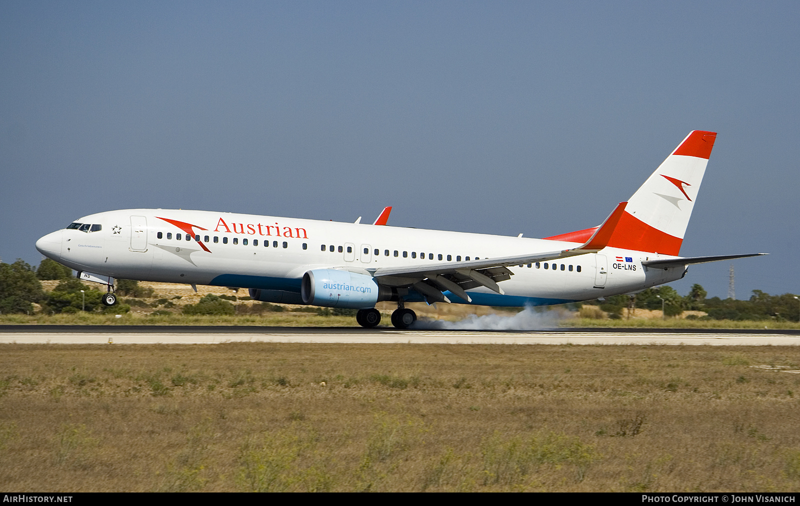 Aircraft Photo of OE-LNS | Boeing 737-8Z9 | Austrian Airlines | AirHistory.net #594194