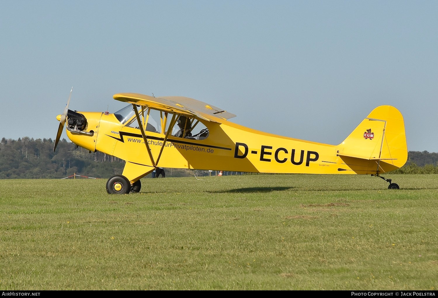 Aircraft Photo of D-ECUP | Piper J-3C-65 Cub | Schule für Privatpiloten | AirHistory.net #594196