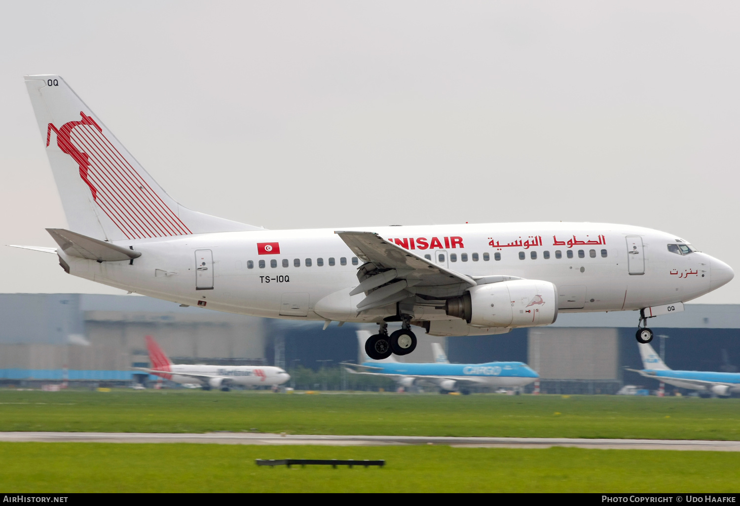 Aircraft Photo of TS-IOQ | Boeing 737-6H3 | Tunisair | AirHistory.net #594198