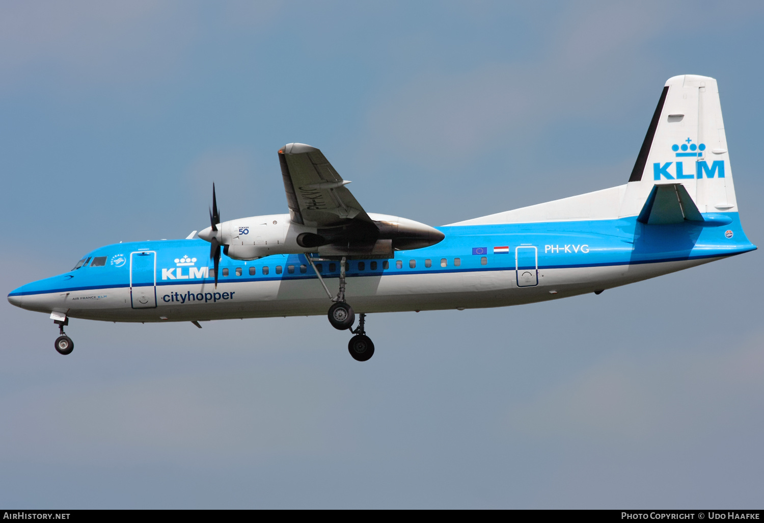 Aircraft Photo of PH-KVG | Fokker 50 | KLM Cityhopper | AirHistory.net #594199