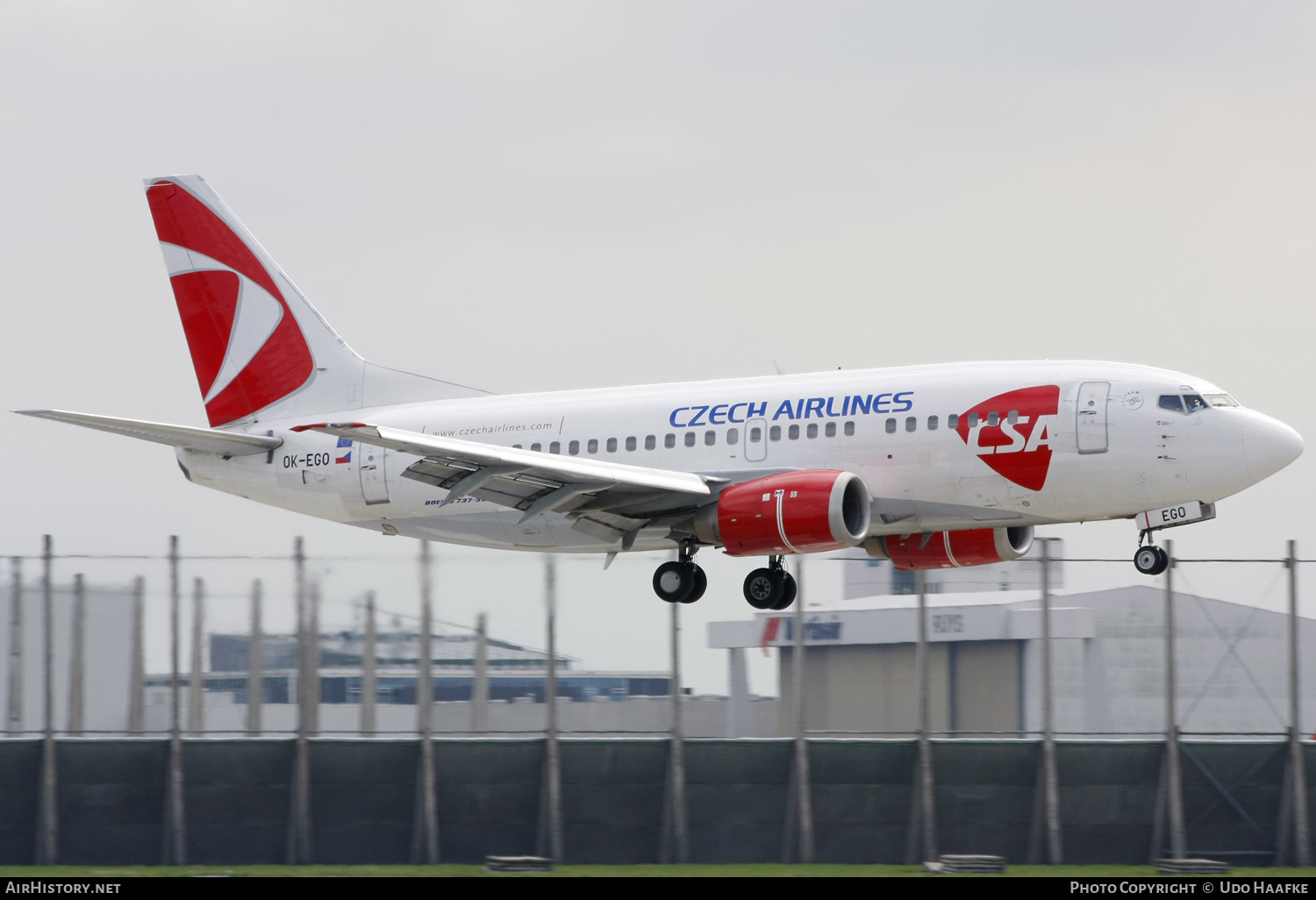 Aircraft Photo of OK-EGO | Boeing 737-55S | ČSA - Czech Airlines | AirHistory.net #594238