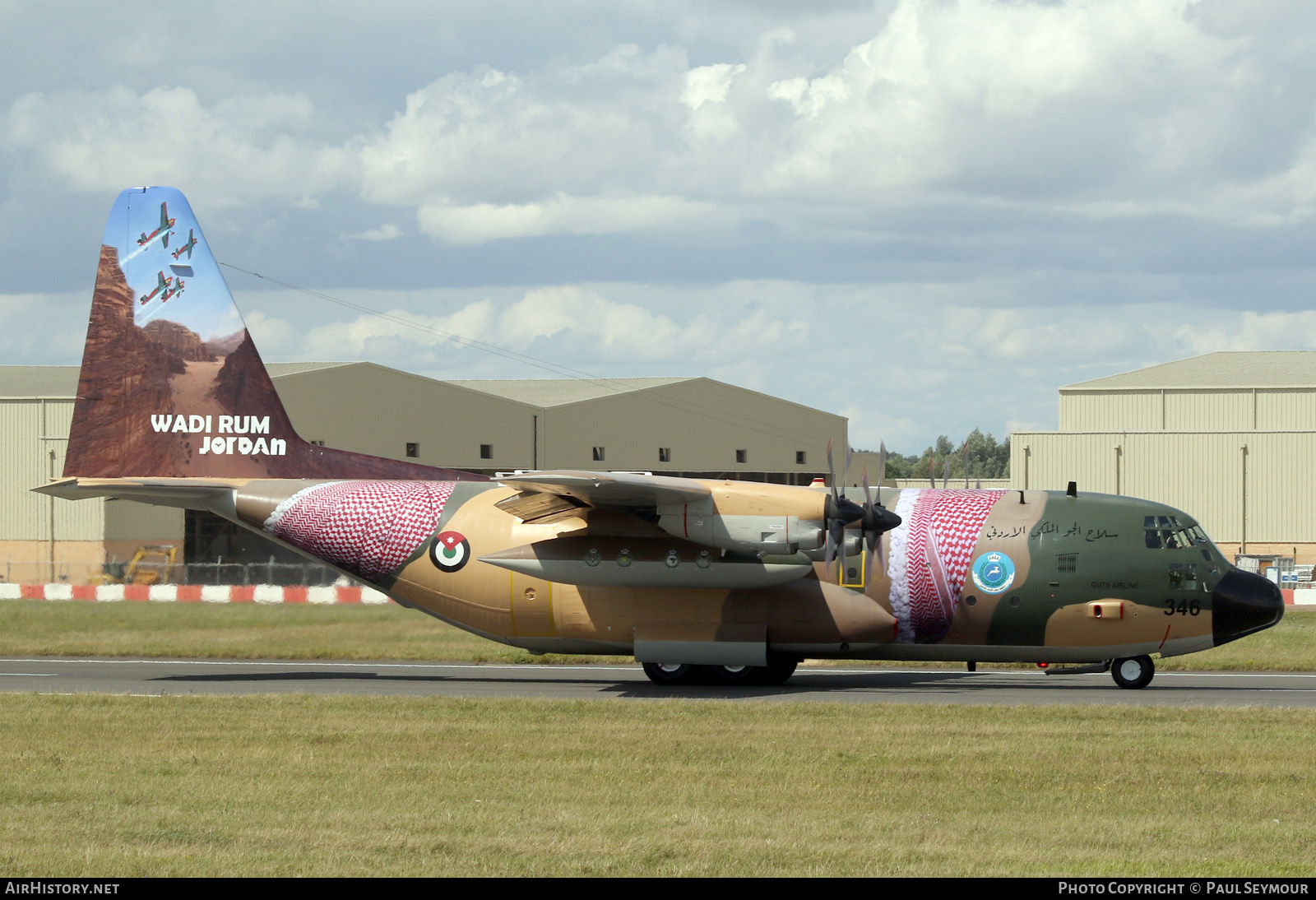 Aircraft Photo of 346 | Lockheed C-130H Hercules | Jordan - Air Force | AirHistory.net #594297