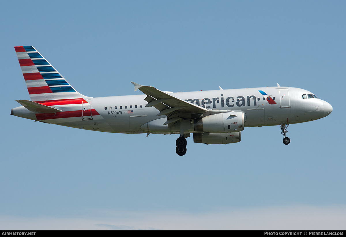 Aircraft Photo of N810AW | Airbus A319-132 | American Airlines | AirHistory.net #594305