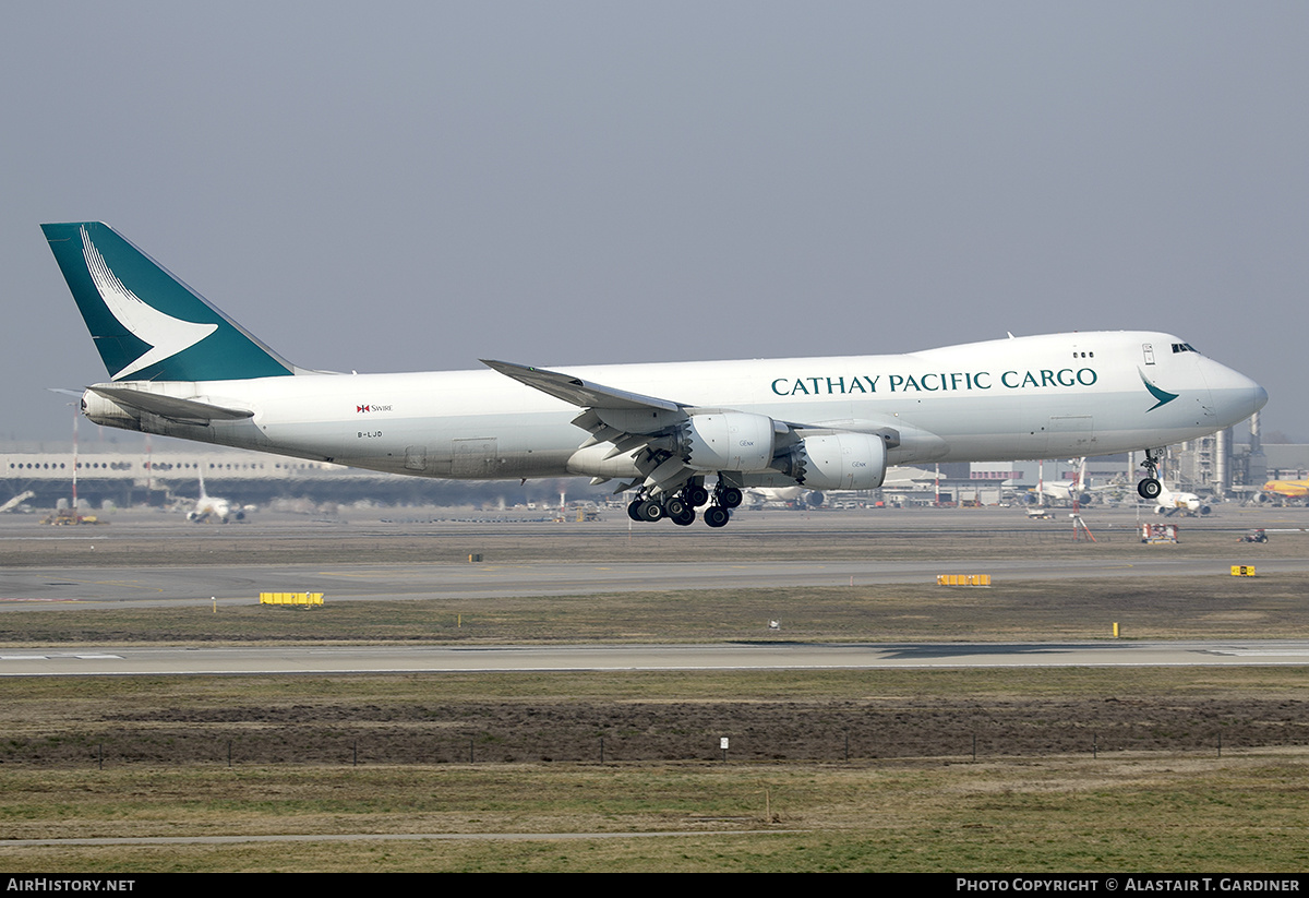 Aircraft Photo of B-LJD | Boeing 747-867F/SCD | Cathay Pacific Airways Cargo | AirHistory.net #594306