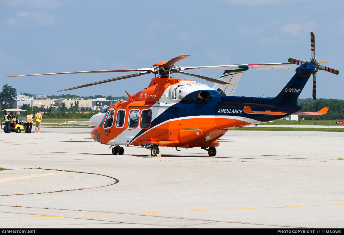 Aircraft Photo of C-GYNH | AgustaWestland AW-139 | Ornge Ambulance | AirHistory.net #594309