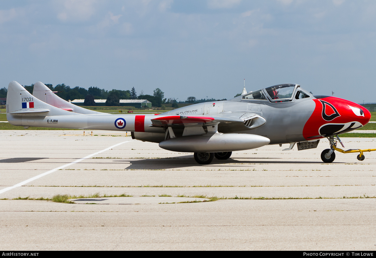 Aircraft Photo of C-FJRH / 17021 | De Havilland D.H. 115 Vampire T55 | Canada - Air Force | AirHistory.net #594311