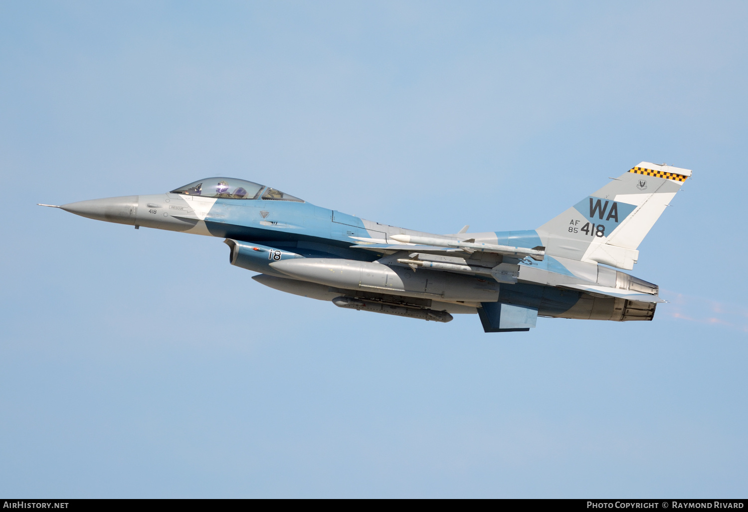Aircraft Photo of 85-1418 / AF85-418 | General Dynamics F-16C Fighting Falcon | USA - Air Force | AirHistory.net #594379