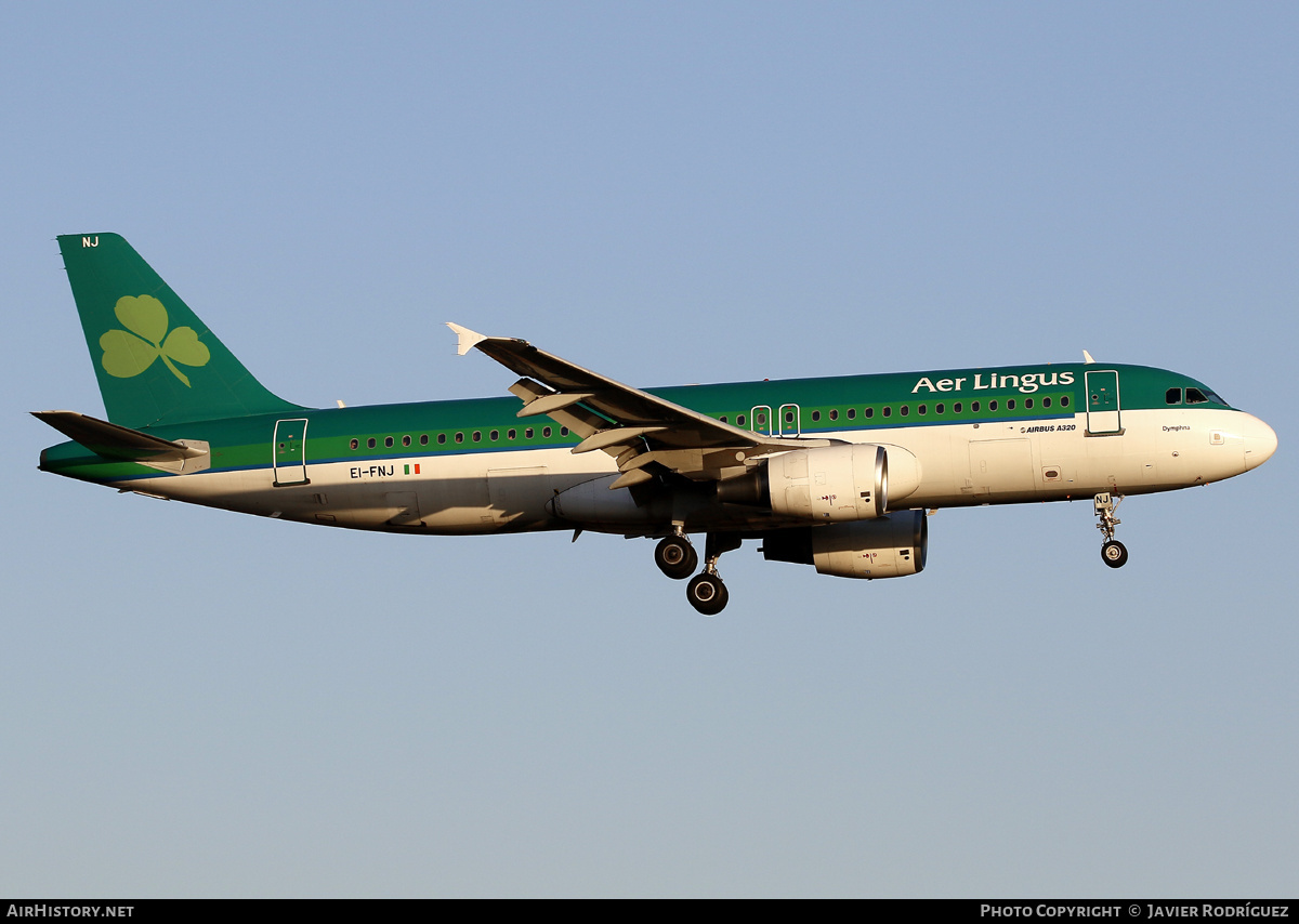 Aircraft Photo of EI-FNJ | Airbus A320-214 | Aer Lingus | AirHistory.net #594451
