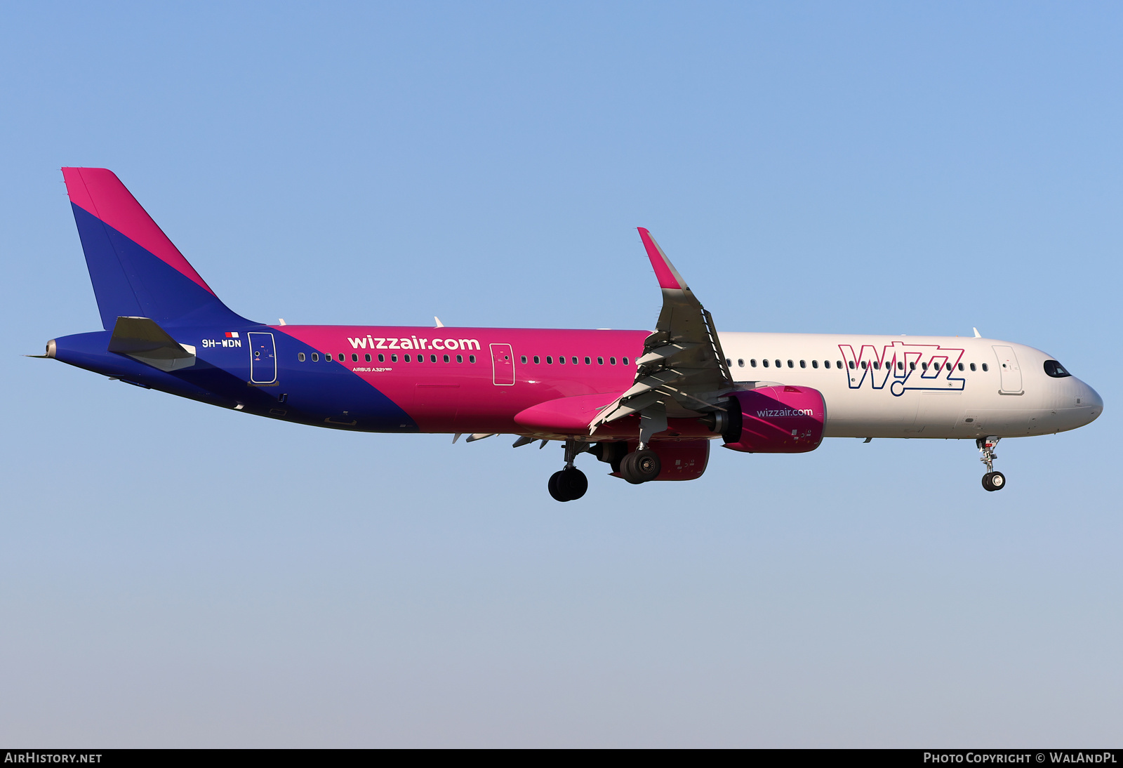 Aircraft Photo of 9H-WDN | Airbus A321-271NX | Wizz Air | AirHistory.net #594452