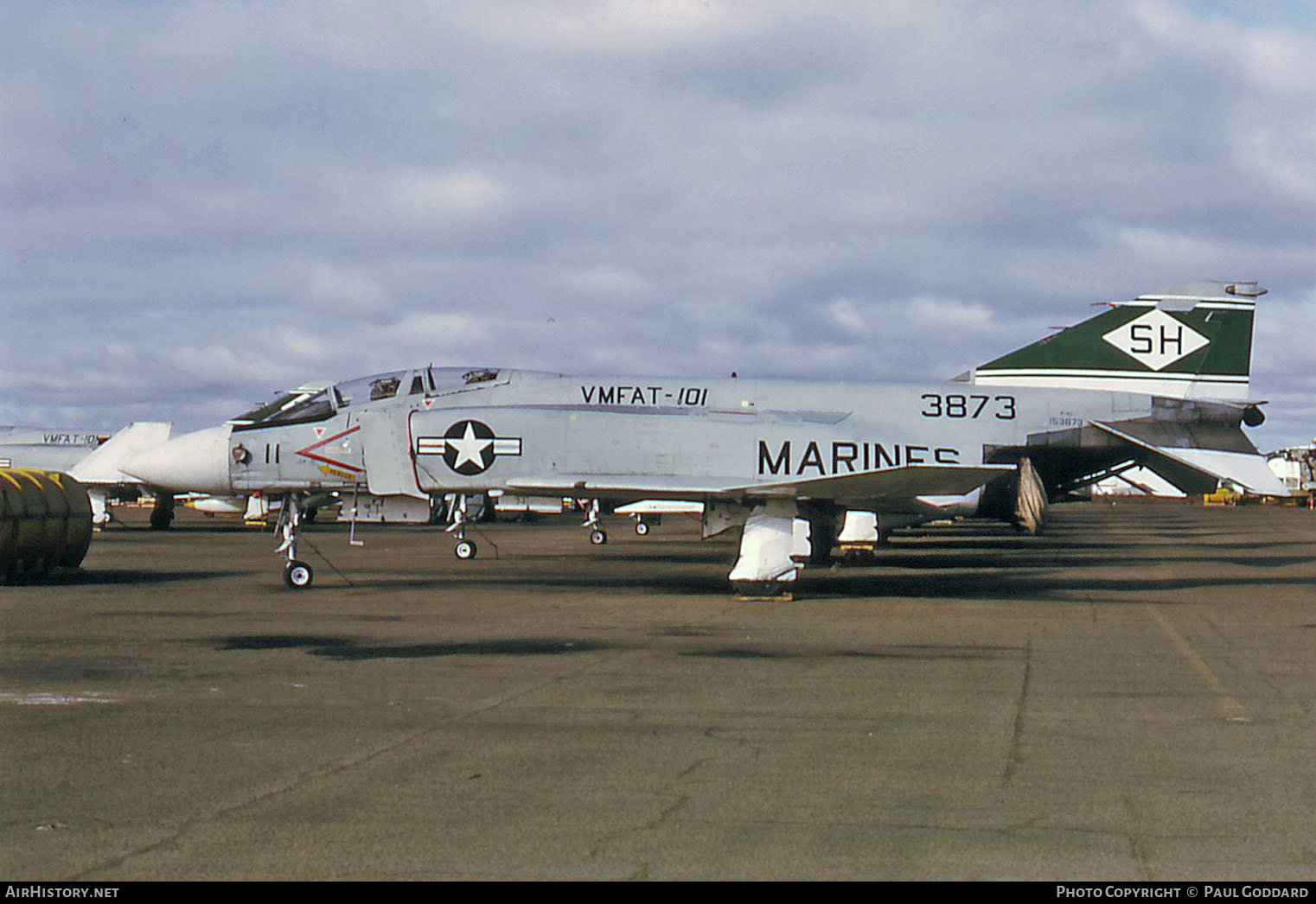 Aircraft Photo of 153873 / 3873 | McDonnell Douglas F-4J Phantom II | USA - Marines | AirHistory.net #594501