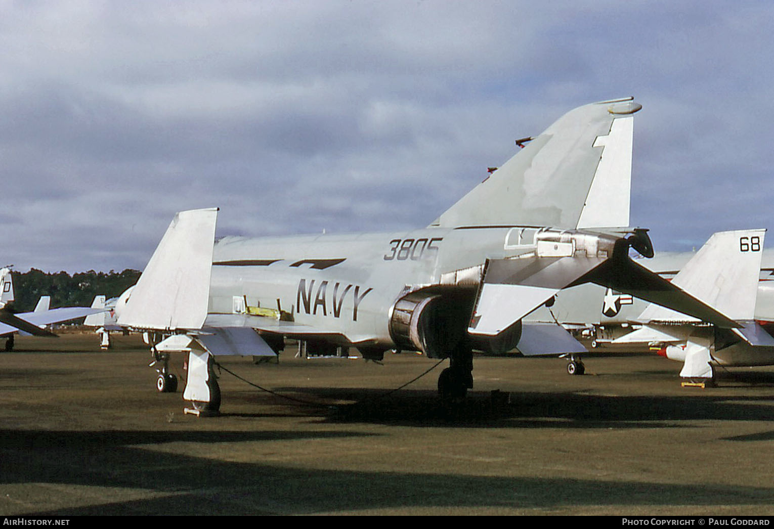 Aircraft Photo of 153805 / 3805 | McDonnell Douglas F-4J Phantom II | USA - Navy | AirHistory.net #594503