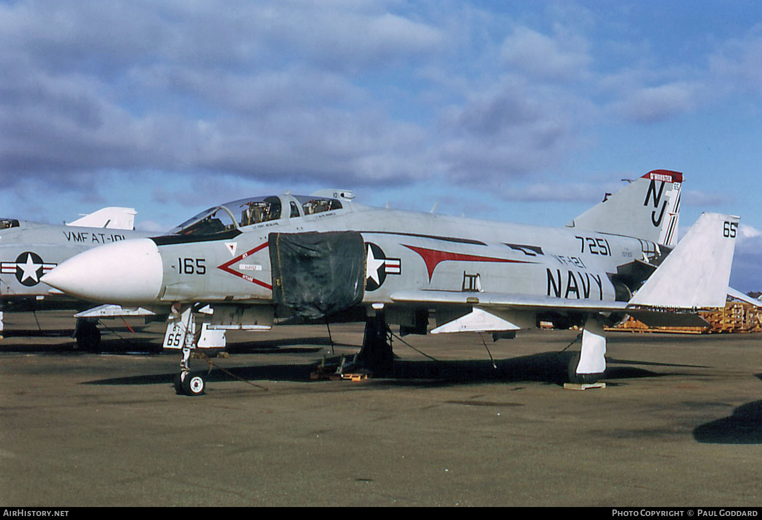 Aircraft Photo of 157251 / 7251 | McDonnell Douglas F-4J Phantom II | USA - Navy | AirHistory.net #594504