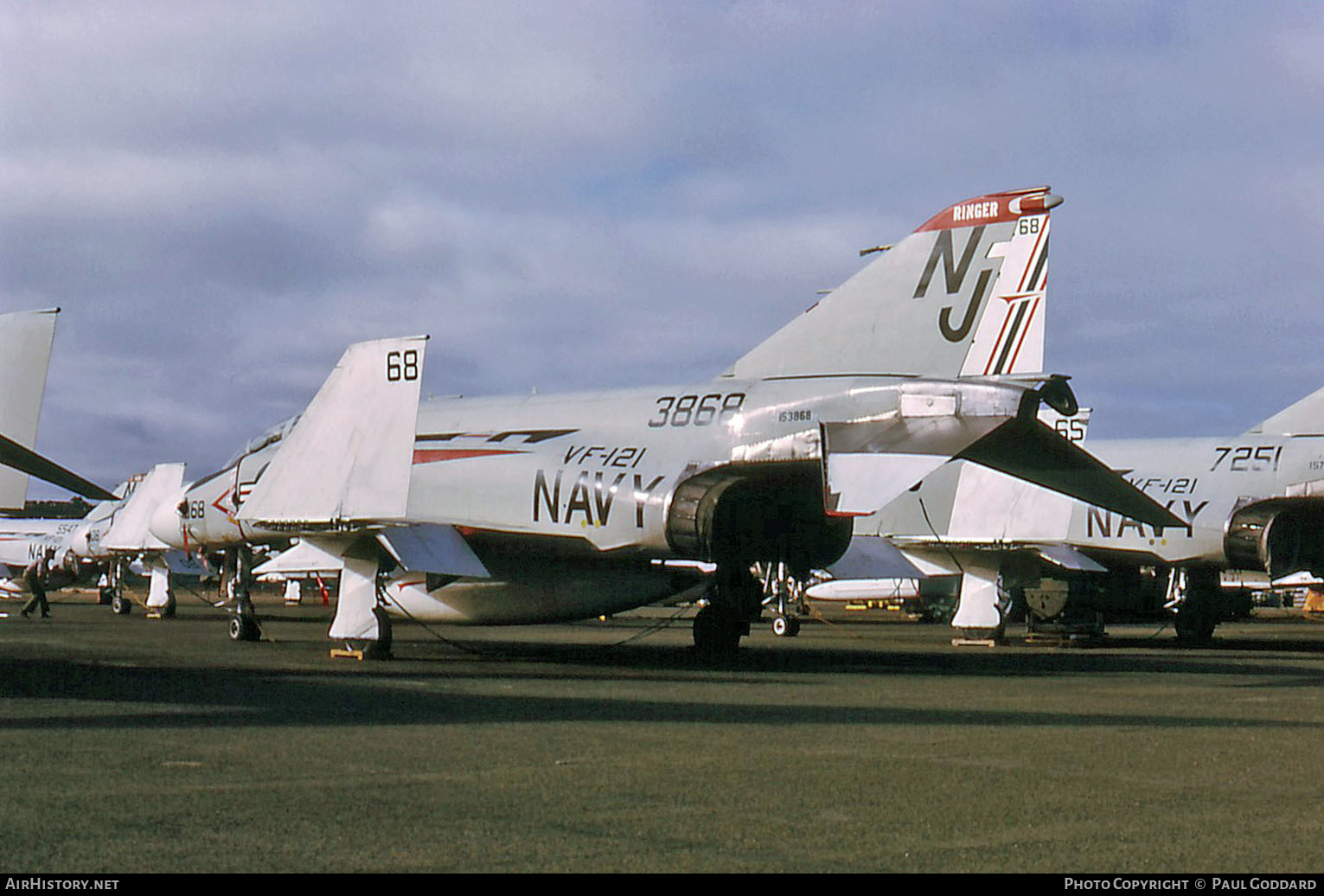 Aircraft Photo of 153868 / 3868 | McDonnell Douglas F-4J Phantom II | USA - Navy | AirHistory.net #594516