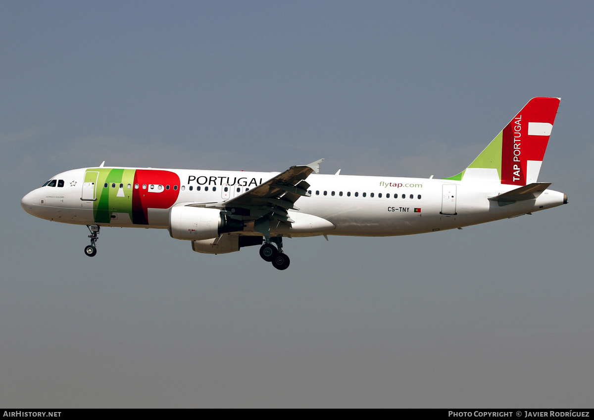 Aircraft Photo of CS-TNY | Airbus A320-214 | TAP Portugal | AirHistory.net #594530