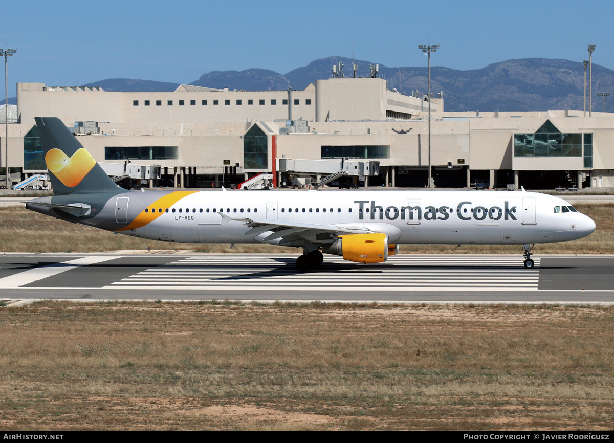 Aircraft Photo of LY-VEG | Airbus A321-212 | Thomas Cook Airlines | AirHistory.net #594531