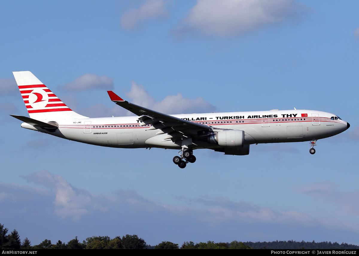 Aircraft Photo of TC-JNC | Airbus A330-203 | Turkish Airlines | THY Türk Hava Yolları - Turkish Airlines | AirHistory.net #594535