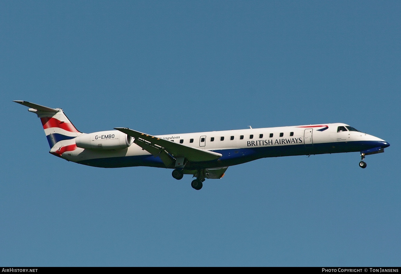 Aircraft Photo of G-EMBO | Embraer ERJ-145EU (EMB-145EU) | British Airways | AirHistory.net #594548