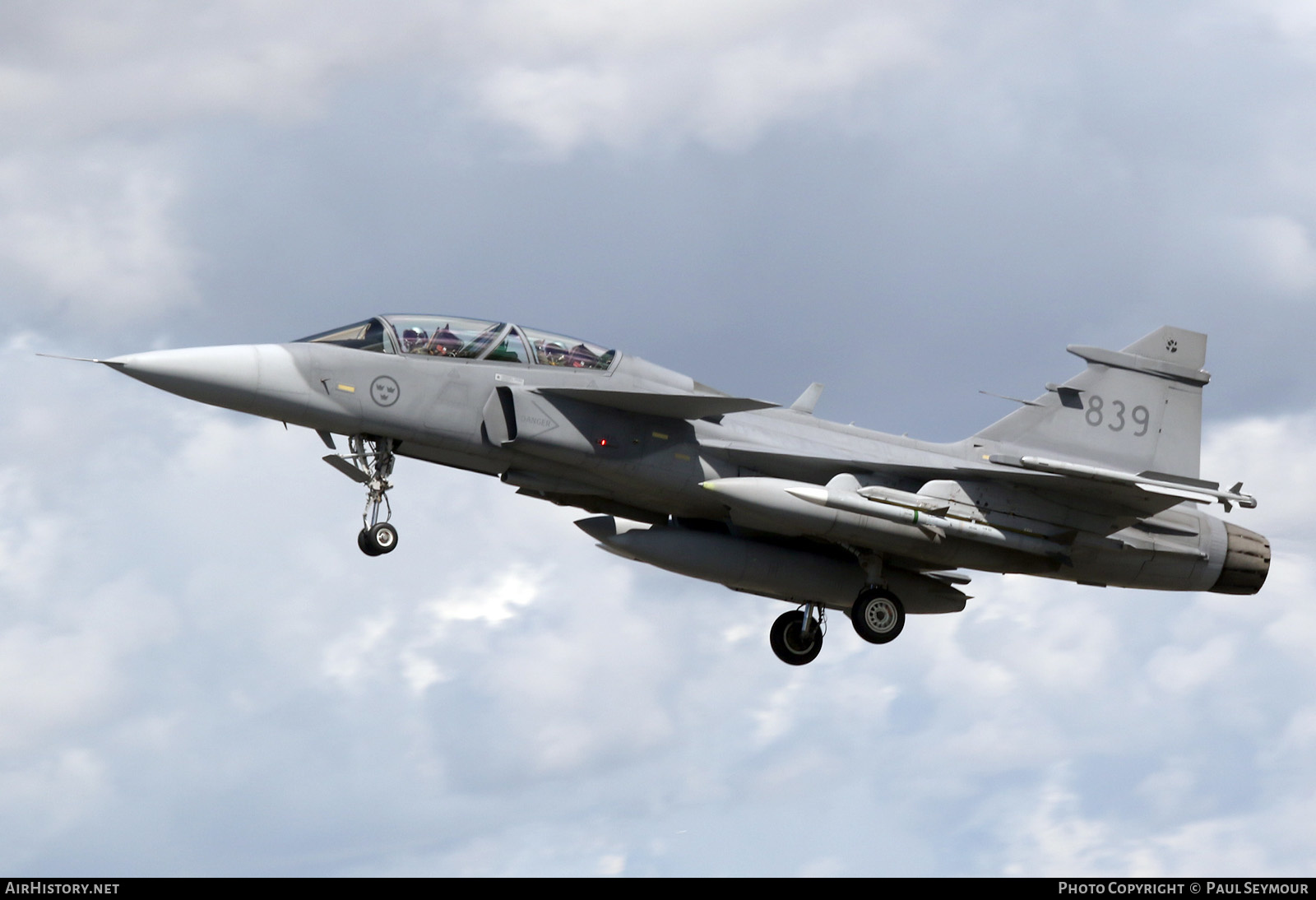 Aircraft Photo of 39839 | Saab JAS 39D Gripen | Sweden - Air Force | AirHistory.net #594557