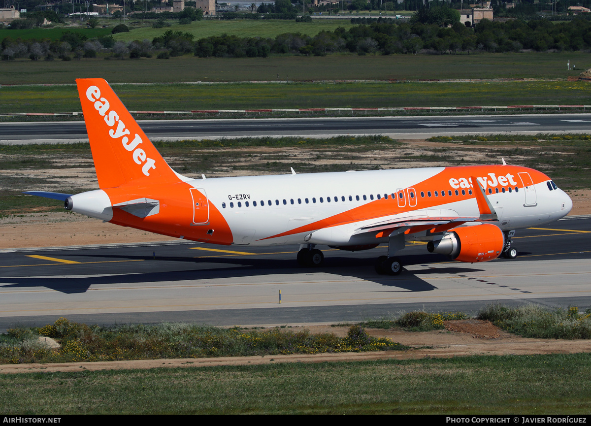Aircraft Photo of G-EZRV | Airbus A320-214 | EasyJet | AirHistory.net #594558