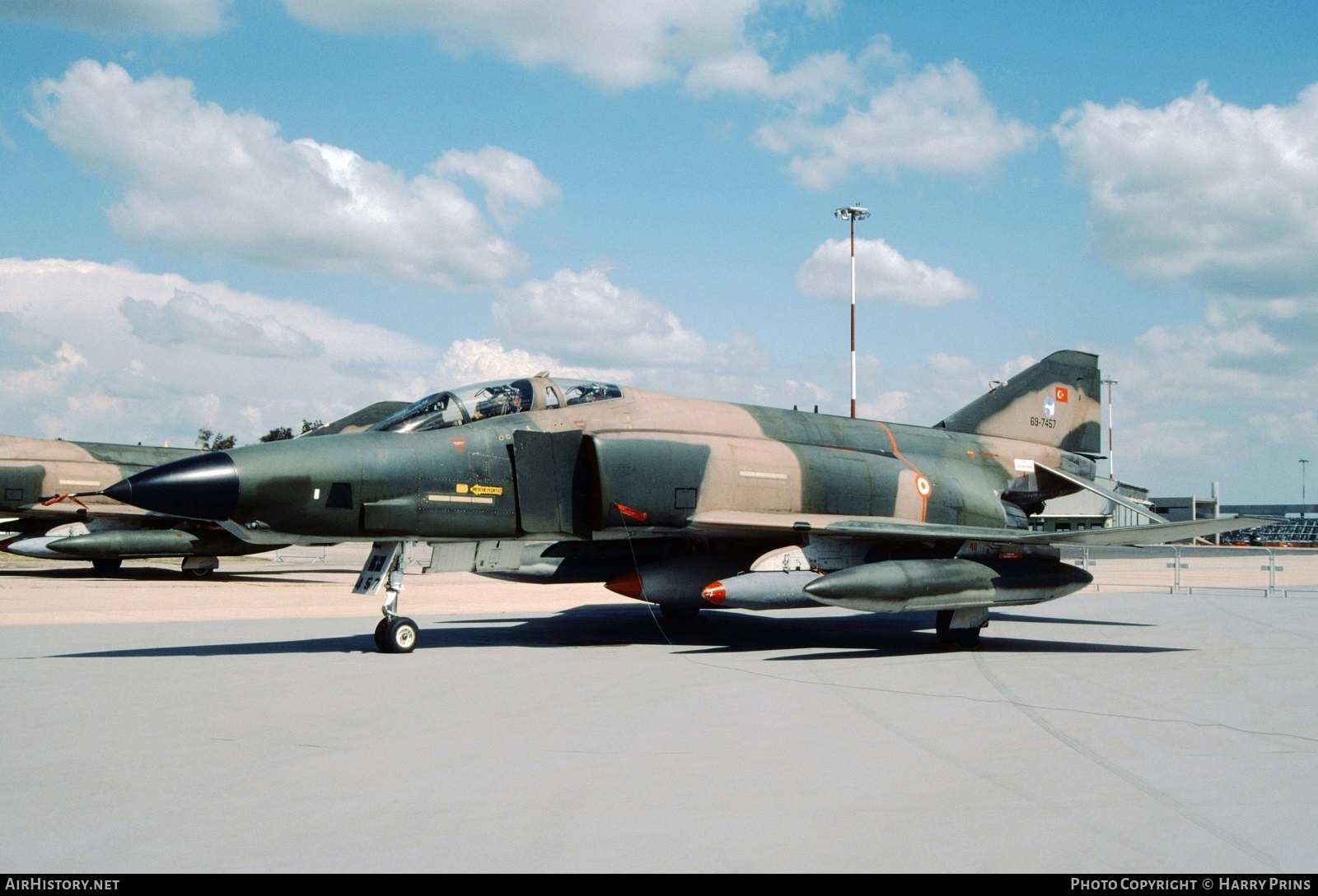 Aircraft Photo of 69-7457 | McDonnell Douglas RF-4E Phantom II | Turkey - Air Force | AirHistory.net #594579