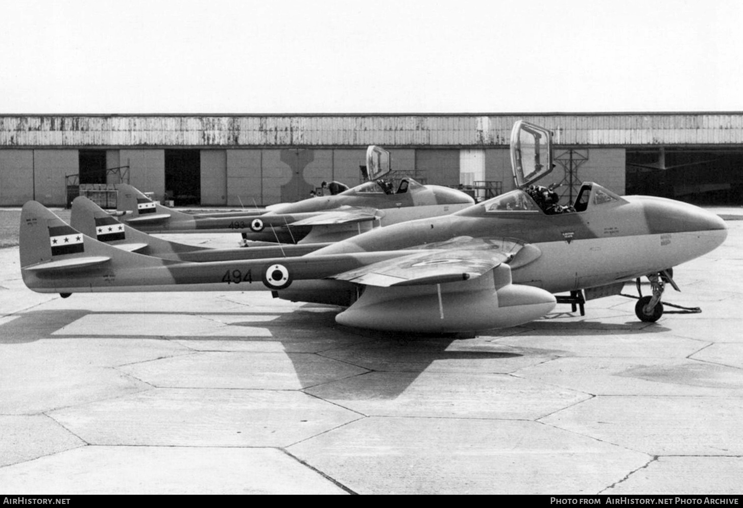 Aircraft Photo of 494 | De Havilland D.H. 115 Vampire T55 | Syria - Air Force | AirHistory.net #594582
