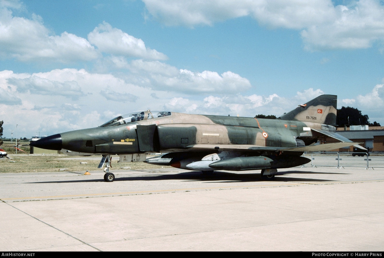 Aircraft Photo of 69-7526 | McDonnell Douglas RF-4E Phantom II | Turkey - Air Force | AirHistory.net #594584